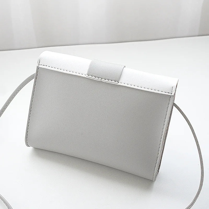 Women One Shoulder Bag Lockbuckle Small Square Bag