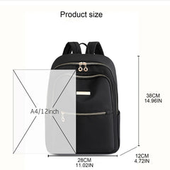 Women Oxford Backpack Computer Bag Girls Shoulder School Bag
