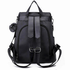 Women Oxford Backpack For Traveling Large Size Soft Leather Large Capacity