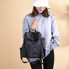 Women Oxford Backpack For Traveling Large Size Soft Leather Large Capacity