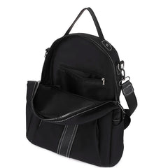 Women Oxford Red Backpack for College Students - Casual Rucksack