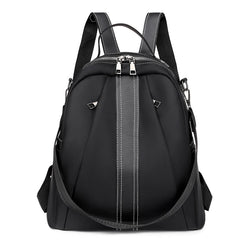 Women Oxford Red Backpack for College Students - Casual Rucksack