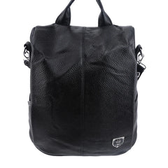 Women Anti Theft PU Leather Backpack Urban Softback Bag