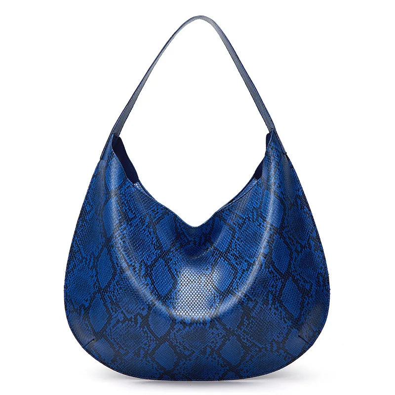 Crocodile Pattern PU Leather Women Shoulder Bag Vintage Handbag Retro Messenger