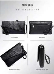 Crocodile Pattern Shoulder Bag Ladies Crossbody Purse
