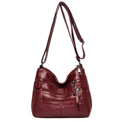 Women PU Leather Crossbody Bag Handbags Shoulder Bags