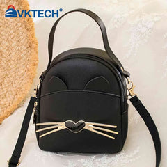 Cat Shoulder Backpack Girls Small Daily Purse Children's Backpack