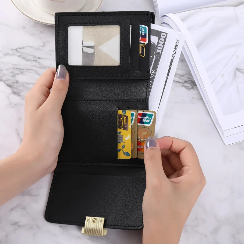 Crocodile Pattern PU Wallet Retro Style Short Purse