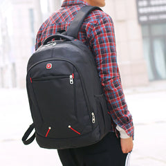 Women Patchwork Solid Computer Patchwork Backpacks Casual Large Capacity Handbag