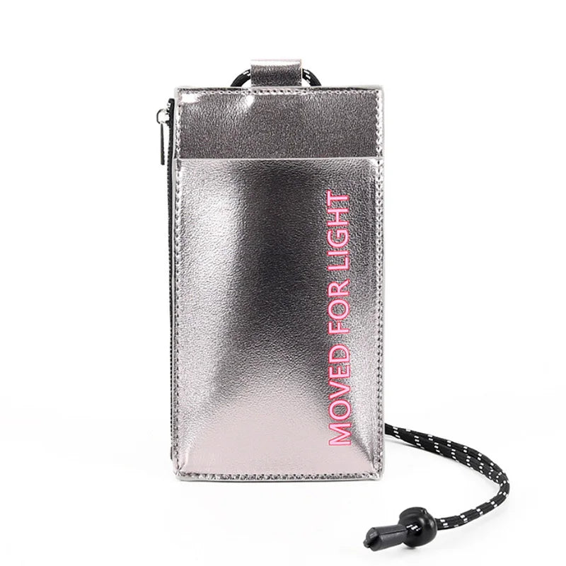 Women Phone Bags Mini Purse Vertical Crossbody PU Shoulder Bags