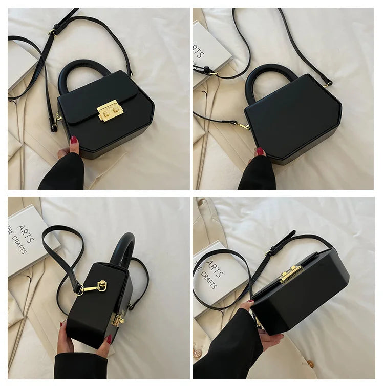 Women Polygon Tote Bag Crossbody Shoulder Handbag