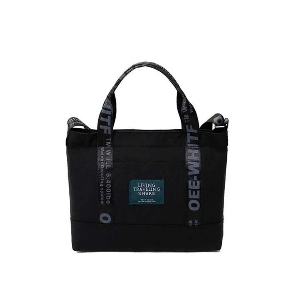 Women Portable Canvas Shoulder Bag Travel Tote Messenger Handbag Shopping Girl
