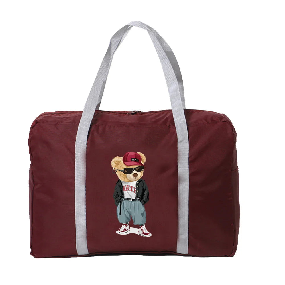 Women Foldable Travel Bag Large Waterproof Handbag Pattern Hot Selling