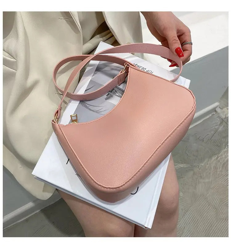 Women PU Leather Shoulder Shopper Bag Crossbody Messenger Bag