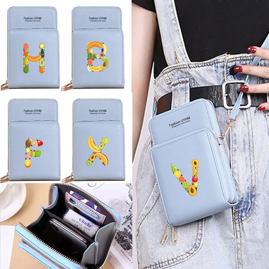 Women Pu Leather Wallets Card Holder Crossbody Bag