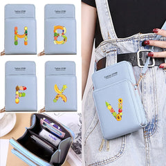Women Pu Leather Wallets Card Holder Crossbody Bag