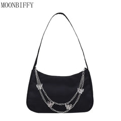 Women Butterfly Chain Shoulder Bag Small Handbag