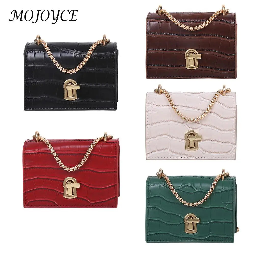 Women Mini Chain Shoulder Bag Casual Messenger Crossbody Bag