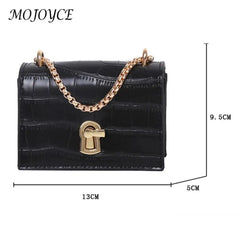 Women Mini Chain Shoulder Bag Casual Messenger Crossbody Bag
