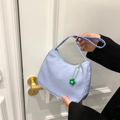 Women Purse Solid Underarm Bags Female Shoulder Top-handle Handbags