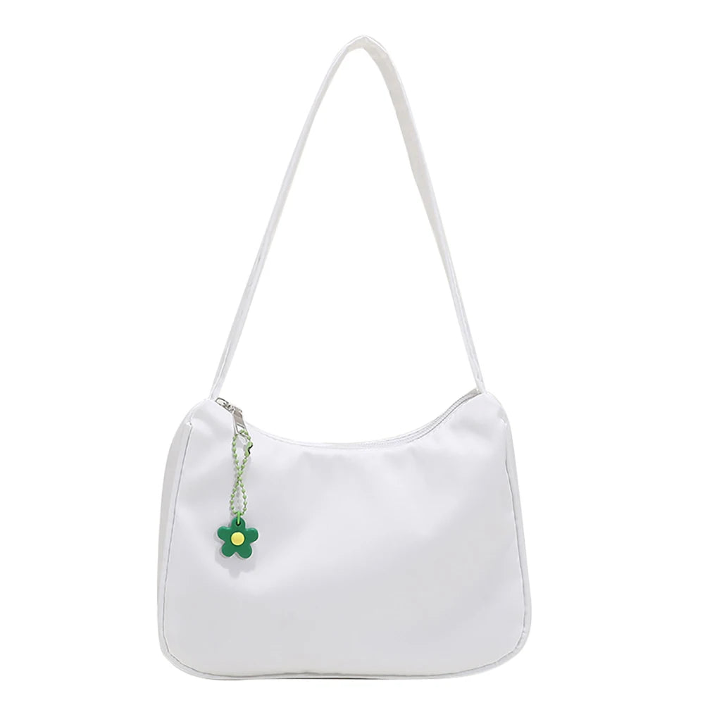Women Purse Solid Underarm Bags Female Shoulder Top-handle Handbags