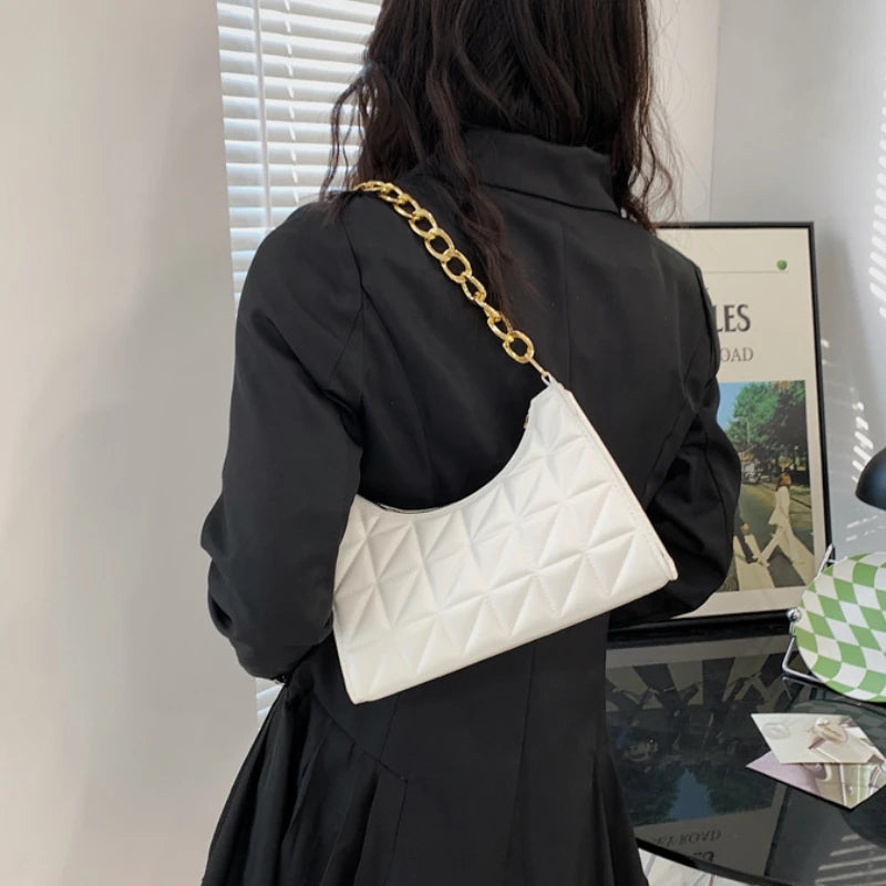 Chain Shoulder Bags for Women Handbag Female Texture Underarm Bags