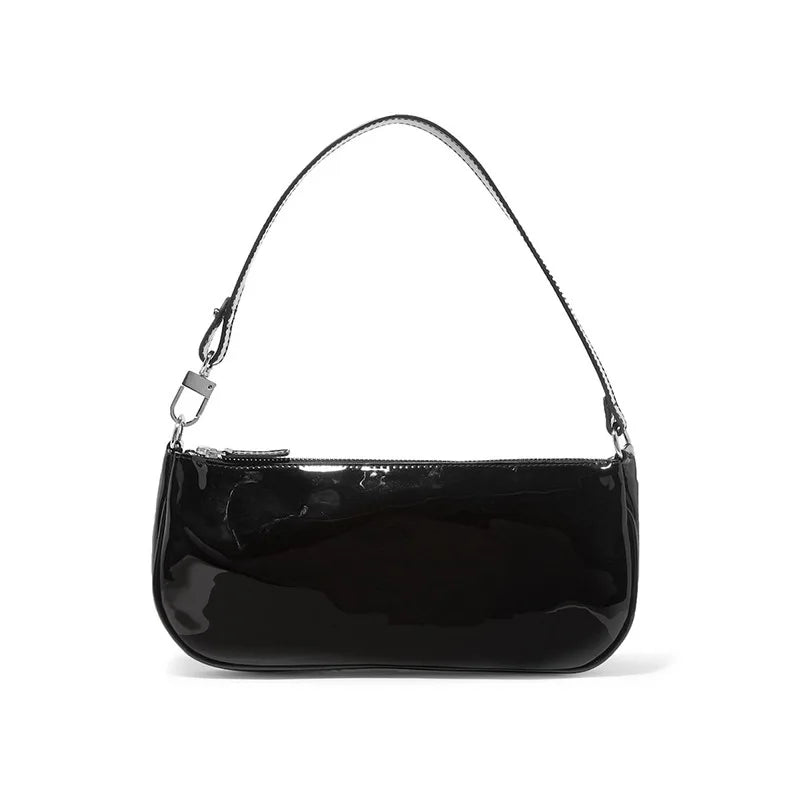 Vintage 90S Crocodile Pattern Shoulder Bag Mini Purse