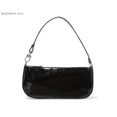 Vintage 90S Crocodile Pattern Shoulder Bag Mini Purse
