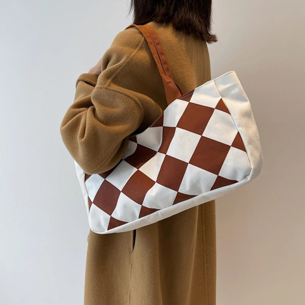 Retro Canvas Handbag Women Shopping Bag Casual Handbags