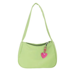 Women Retro Handbag Nylon Shoulder Top Handle Bag Small Clutch