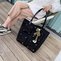 Women Reusable Shopping Bag Durable Female Handbag Tote Shopper Canvas