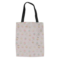 Cartoon Candy Ice Cream Canvas Tote Bags Bulk