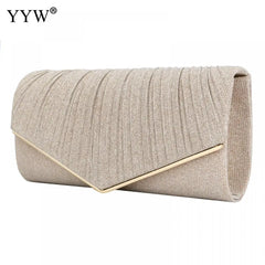 Rhinestone Evening Bag Wedding Purse Envelope Bridal Party Chain Clutch Handbag