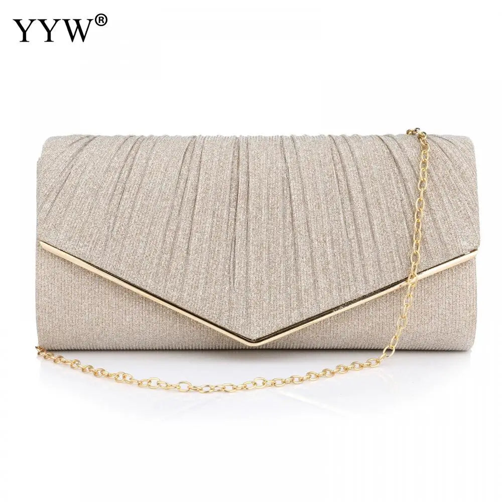 Rhinestone Evening Bag Wedding Purse Envelope Bridal Party Chain Clutch Handbag