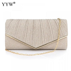 Rhinestone Evening Bag Wedding Purse Envelope Bridal Party Chain Clutch Handbag