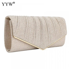 Rhinestone Evening Bag Wedding Purse Envelope Bridal Party Chain Clutch Handbag