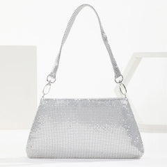 Rhinestone Evening Clutch Bag for Women, Elegant Wedding Handbag