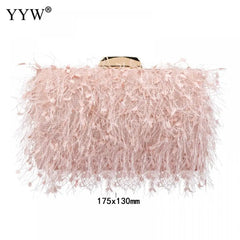 Women's Tassel Clutch Purse Evening Bag Wedding Banquet Handbag