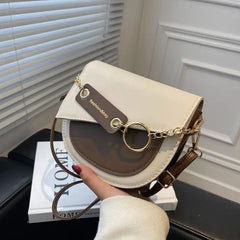 Women Saddle Purses Clutch Handbags Messenger Bags Chain Flap Shoulder Bags
