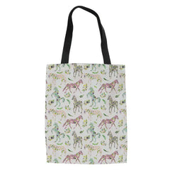 Tropical Animal Print Shopping Bag Large Capacity Reusable