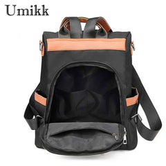 Women Nylon Shoulder Bag Waterproof Travel Rucksack