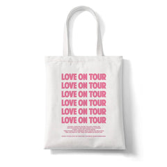 Checkerboard Graphics Canvas Shopper Bag Big Capacity Shoulder Bag