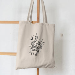 Women Shopper Mason Jar Art Planets Stroke Shopping Canvas Bag