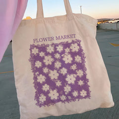 Future Is Female Canvas Shopper Bag Lady Tote Shoulder Bag