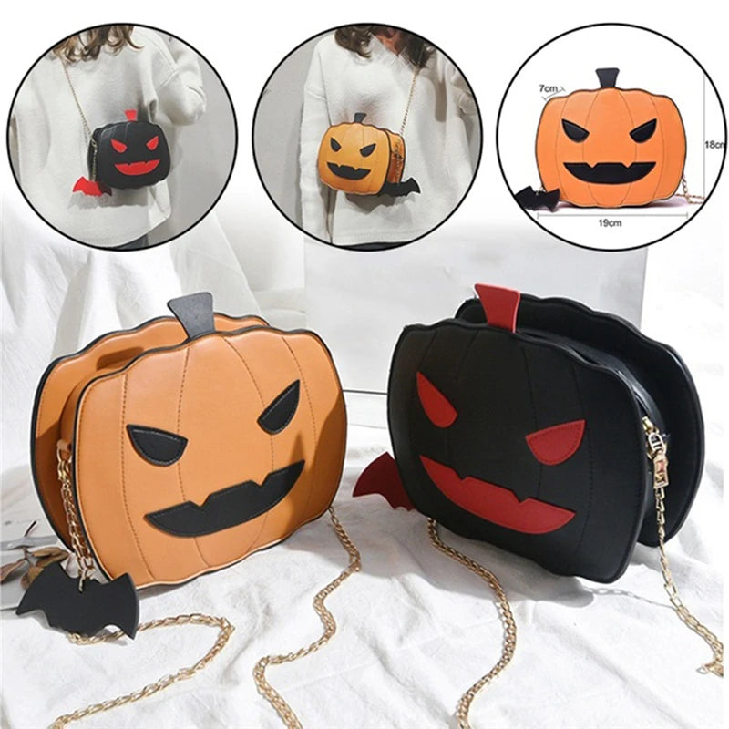 Women Shoulder Bag Leather Easter Pumpkin Lamp Handbags Designe Bags