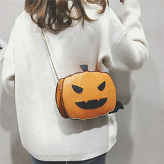 Women Shoulder Bag Leather Easter Pumpkin Lamp Handbags Designe Bags