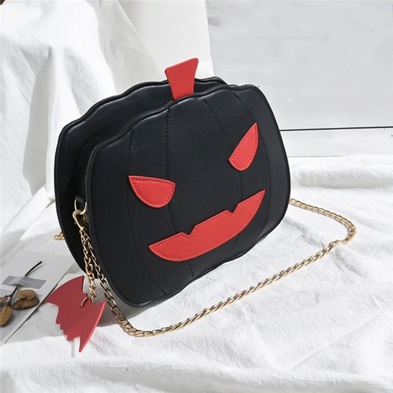Women Shoulder Bag Leather Easter Pumpkin Lamp Handbags Designe Bags