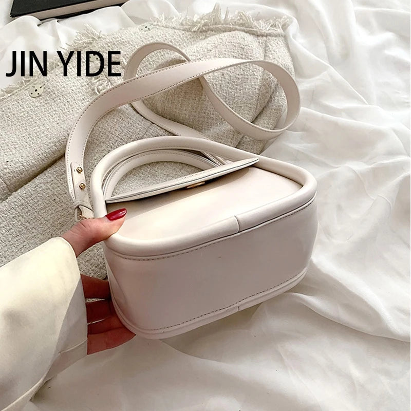 Women Shoulder Bag PU Leather Purse Handbag Shopper Casual Solid Square Bag