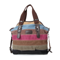 Canvas Shoulder Bag Satchel Crossbody Tote Handbag Purse Messenger
