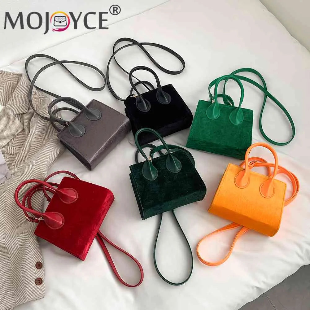 Women Shoulder Bag Casual Zipper Small Female Clutch Solid Flocking PU Leather